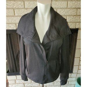 Head Mid Weight Asymmetric Jersey Fleece Moto Jacket XS